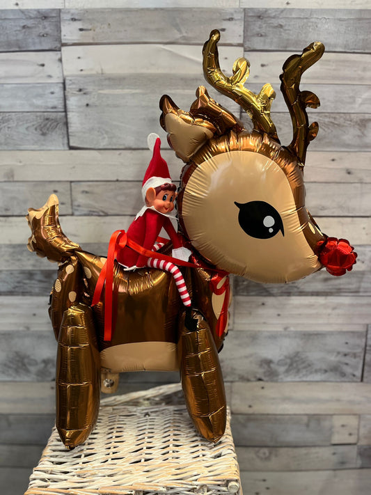 Elf Reindeer Arrival