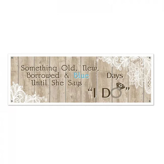 Banner Rustic Wedding