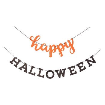 Banner - Happy Halloween - 2 piece, 84ins