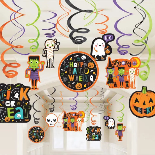 Halloween Swirl Decorations