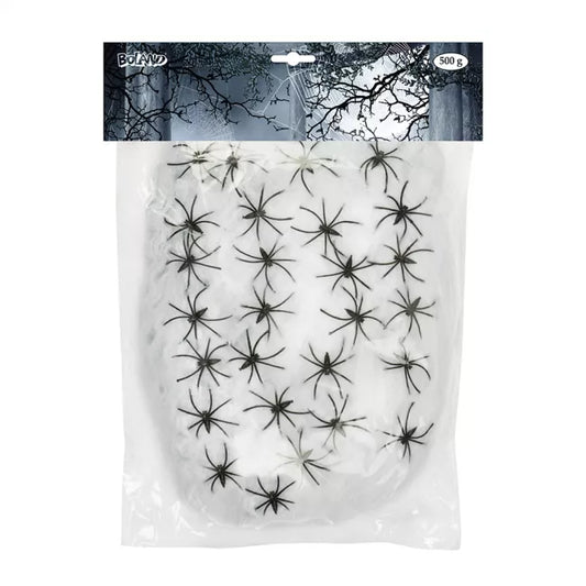 Cobweb White & 25 Spiders 500g