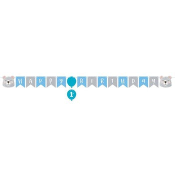 Banner Ribbon Birthday Bear