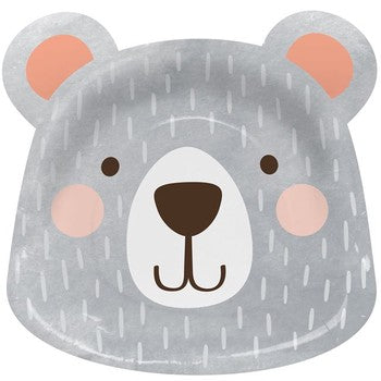 Plates Paper Birthday Bear