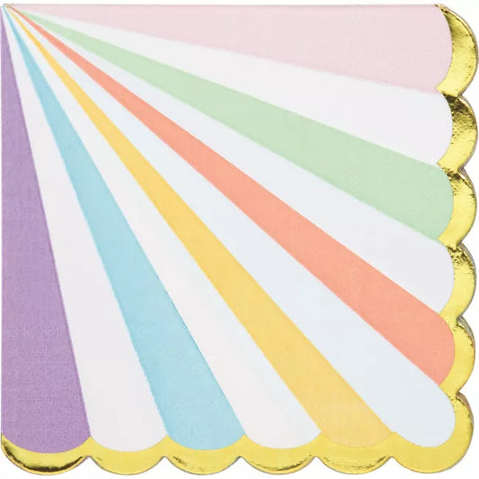 Napkins Pastel Celebrations Pk16