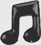Music Note 40in Supershape Foil Balloon